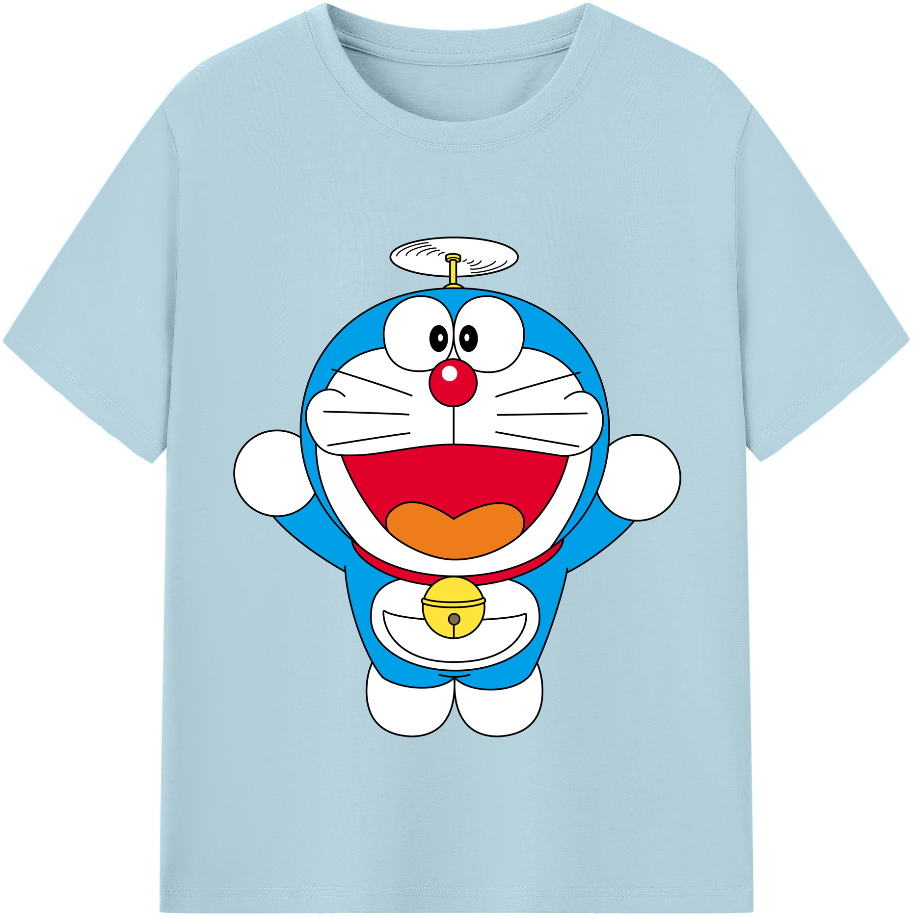 （画像用） ドラえもん Doraemon 綿100％半袖Tシャツ（フロントプリント）